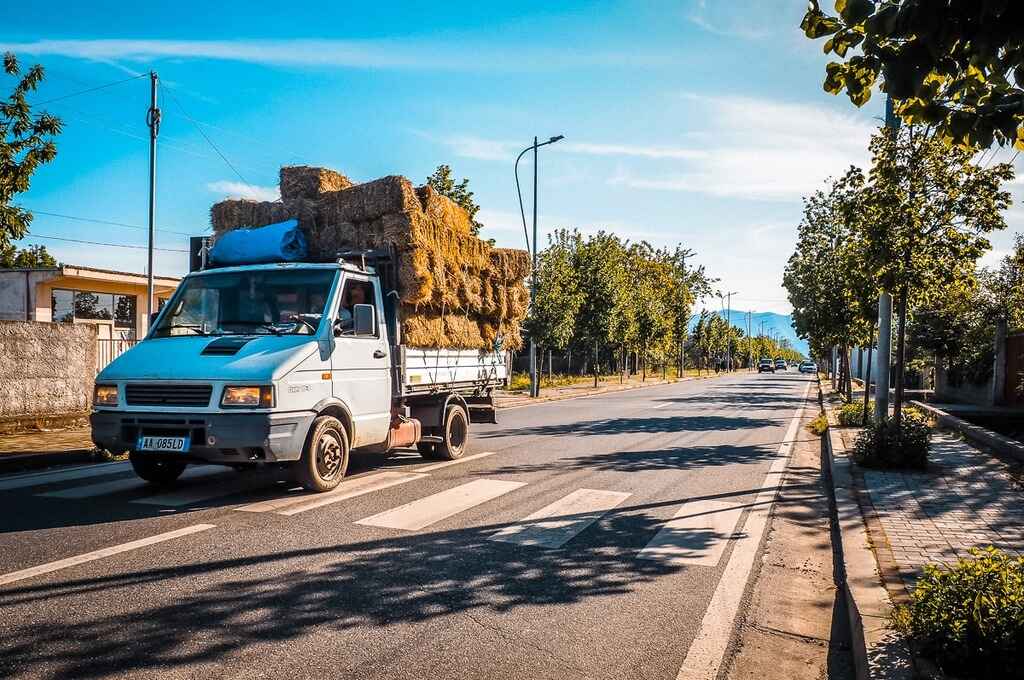 État des routes en Albanie